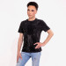Strass Rhinestone T-Shirt - Black - Small