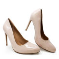Gold glitter high heels with a pointed toe 3-inch stiletto heel and a smooth beige interior. Gold glitter high heels with a pointed toe 3-inch stiletto heel and a smooth beige interior.