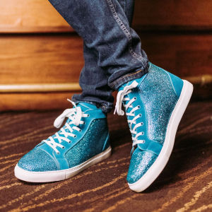 Strass&#x20;Rhinestone&#x20;High-Top&#x20;Sneakers