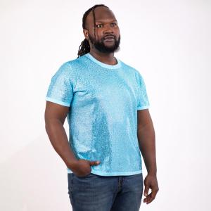 Strass&#x20;Rhinestone&#x20;T-Shirt&#x20;-&#x20;Aqua&#x20;-&#x20;Extra&#x20;Large