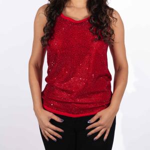 Strass&#x20;Rhinestone&#x20;Tank&#x20;-&#x20;Red&#x20;-&#x20;Extra&#x20;Large