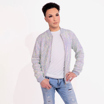 Strass Rhinestone Bomber Jacket