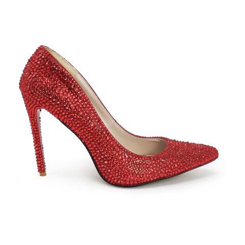 Strass&#x20;Rhinestone&#x20;Heels&#x20;-&#x20;Red&#x20;-&#x20;36