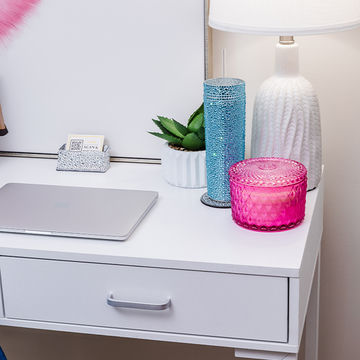 Indispensables pour une chambre étudiante glamour : touches scintillantes chic pour la rentrée universitaire