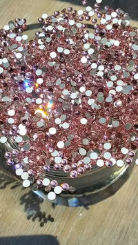 Precision.&#x20;Shine.&#x20;Sparkle.&#x20;&#x2728;&#x2060;&#x0A;LT.&#x20;Rose&#x20;Flatback&#x20;Rh...