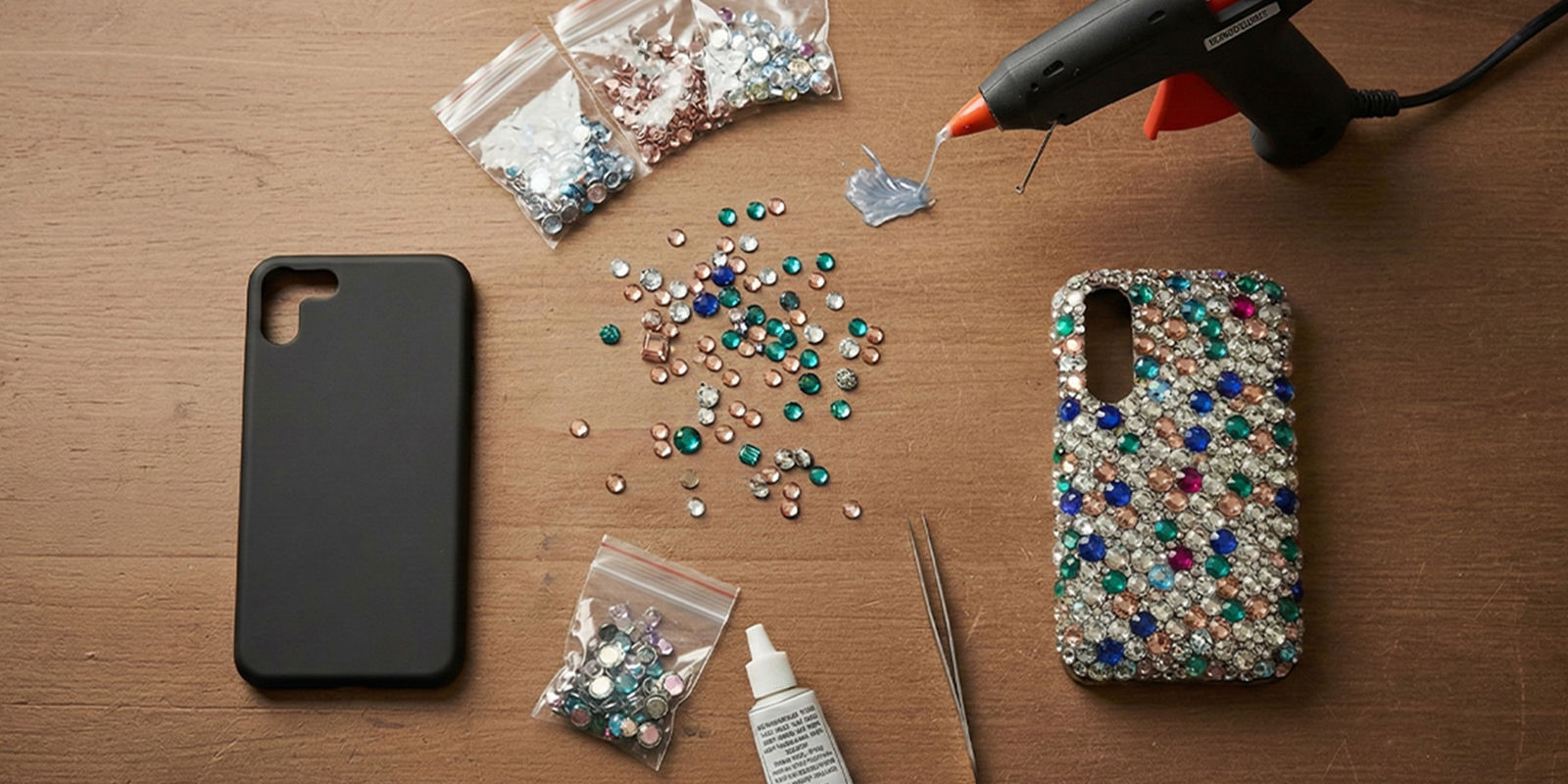 DIY&amp;&#x23;x20&#x3B;phone&amp;&#x23;x20&#x3B;case&amp;&#x23;x20&#x3B;makeover&amp;&#x23;x20&#x3B;with&amp;&#x23;x20&#x3B;rhinestones,&amp;&#x23;x20&#x3B;glue&amp;&#x23;x20&#x3B;gun,&amp;&#x23;x20&#x3B;and&amp;&#x23;x20&#x3B;finished&amp;&#x23;x20&#x3B;jeweled&amp;&#x23;x20&#x3B;case