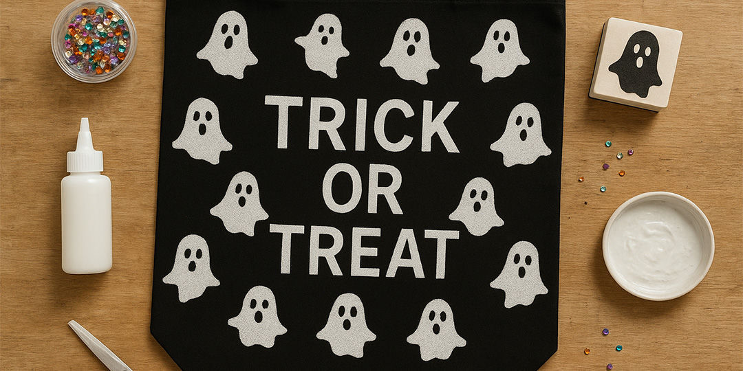 Sac&amp;&#x23;x20&#x3B;fourre-tout&amp;&#x23;x20&#x3B;en&amp;&#x23;x20&#x3B;toile&amp;&#x23;x20&#x3B;noire&amp;&#x23;x20&#x3B;avec&amp;&#x23;x20&#x3B;motifs&amp;&#x23;x20&#x3B;de&amp;&#x23;x20&#x3B;fant&amp;&#x23;xF4&#x3B;mes&amp;&#x23;x20&#x3B;paillet&amp;&#x23;xE9&#x3B;s,&amp;&#x23;x20&#x3B;entour&amp;&#x23;xE9&#x3B;&amp;&#x23;x20&#x3B;de&amp;&#x23;x20&#x3B;fournitures&amp;&#x23;x20&#x3B;cr&amp;&#x23;xE9&#x3B;atives&amp;&#x23;x20&#x3B;dont&amp;&#x23;x20&#x3B;des&amp;&#x23;x20&#x3B;strass&amp;&#x23;x20&#x3B;color&amp;&#x23;xE9&#x3B;s,&amp;&#x23;x20&#x3B;de&amp;&#x23;x20&#x3B;la&amp;&#x23;x20&#x3B;colle&amp;&#x23;x20&#x3B;pour&amp;&#x23;x20&#x3B;tissu,&amp;&#x23;x20&#x3B;un&amp;&#x23;x20&#x3B;crayon&amp;&#x23;x20&#x3B;&amp;&#x23;xE0&#x3B;&amp;&#x23;x20&#x3B;strass&amp;&#x23;x20&#x3B;et&amp;&#x23;x20&#x3B;un&amp;&#x23;x20&#x3B;tampon&amp;&#x23;x20&#x3B;fant&amp;&#x23;xF4&#x3B;me&amp;&#x23;x20&#x3B;sur&amp;&#x23;x20&#x3B;une&amp;&#x23;x20&#x3B;table&amp;&#x23;x20&#x3B;en&amp;&#x23;x20&#x3B;bois