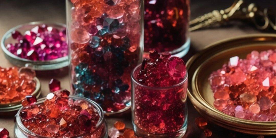 Bocaux&amp;&#x23;x20&#x3B;remplis&amp;&#x23;x20&#x3B;de&amp;&#x23;x20&#x3B;strass&amp;&#x23;x20&#x3B;en&amp;&#x23;x20&#x3B;r&amp;&#x23;xE9&#x3B;sine&amp;&#x23;x20&#x3B;rouges,&amp;&#x23;x20&#x3B;roses&amp;&#x23;x20&#x3B;et&amp;&#x23;x20&#x3B;rubis&amp;&#x23;x20&#x3B;pour&amp;&#x23;x20&#x3B;des&amp;&#x23;x20&#x3B;projets&amp;&#x23;x20&#x3B;de&amp;&#x23;x20&#x3B;bricolage&amp;&#x23;x20&#x3B;de&amp;&#x23;x20&#x3B;la&amp;&#x23;x20&#x3B;Saint-Valentin