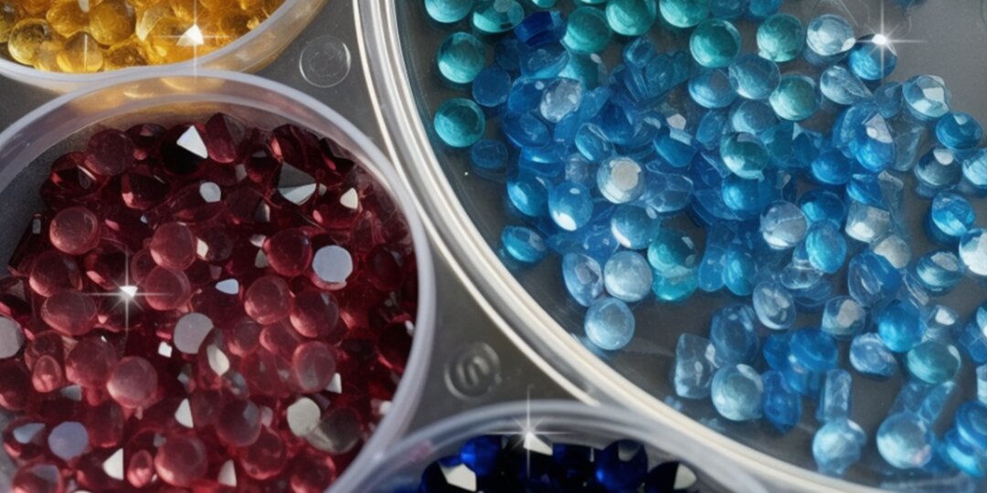 Assorted&amp;&#x23;x20&#x3B;rhinestones&amp;&#x23;x20&#x3B;in&amp;&#x23;x20&#x3B;jewel&amp;&#x23;x20&#x3B;tones&amp;&#x23;x20&#x3B;including&amp;&#x23;x20&#x3B;red,&amp;&#x23;x20&#x3B;blue,&amp;&#x23;x20&#x3B;teal,&amp;&#x23;x20&#x3B;and&amp;&#x23;x20&#x3B;gold&amp;&#x23;x20&#x3B;in&amp;&#x23;x20&#x3B;sorting&amp;&#x23;x20&#x3B;trays
