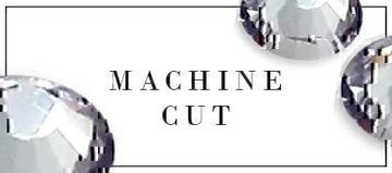 Machine-cut hotfix rhinestones