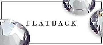 Flatback machine-cut rhinestones